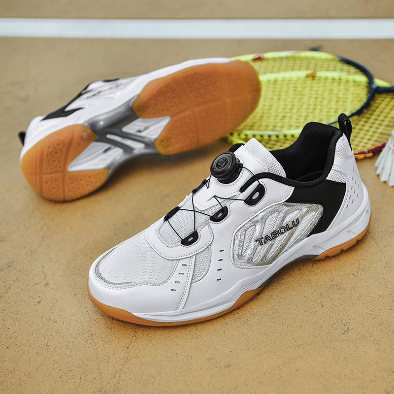 New Badminton Shoes, Slippery Sneakers, Shock-absorbing and Lightweight Table Tennis Shoes, Couple Tennis Shoes