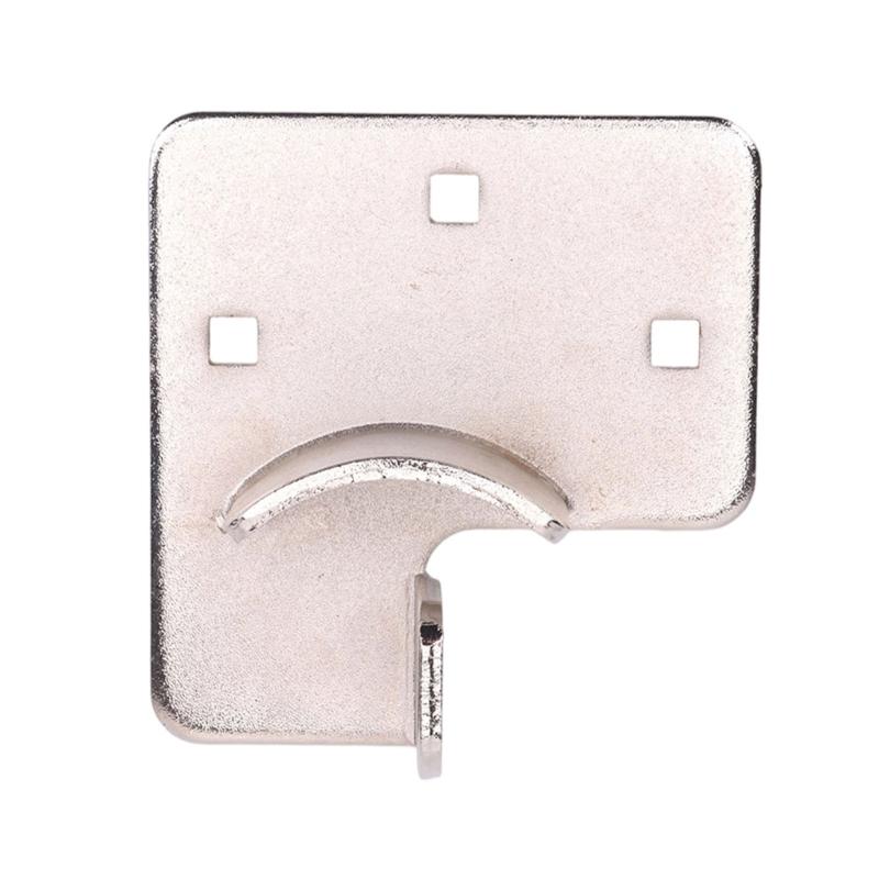 Round Lock Set with Enclosed Connection, Copper Body, Shrouded Mounting Hasp, and 2 Matching Keys for Garage Door and Toolbox Access
