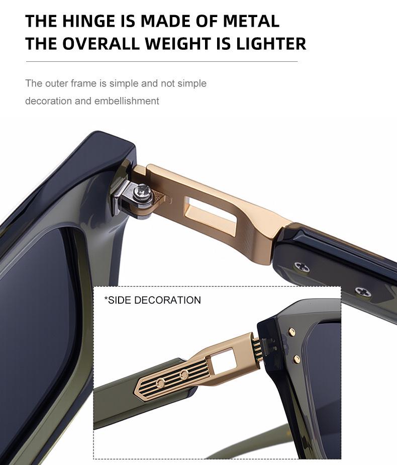 KAJILA 2026 Fashion Square Polarized Sunglasses for Men - Trendy Outdoor Sun Protection