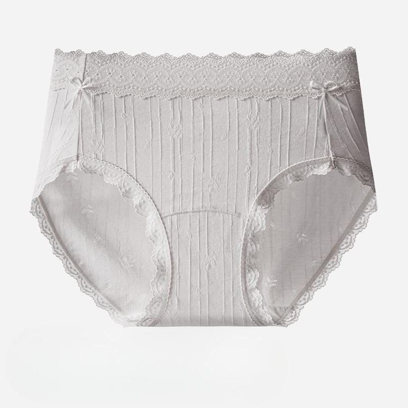 

Women s Summer Cotton Anti Bacterial Extended Crotch Seamless Comfortable Briefs XL фіолетовий/сірий