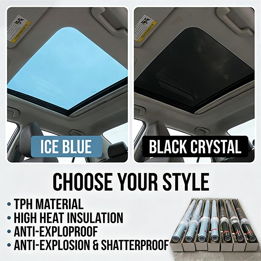 7.5mil TPH PPF Car Sunroof Insulation Film Anti-Heat Anti-UV Scratch Resistant Auto Skylight Protective Film Car Decoration Film