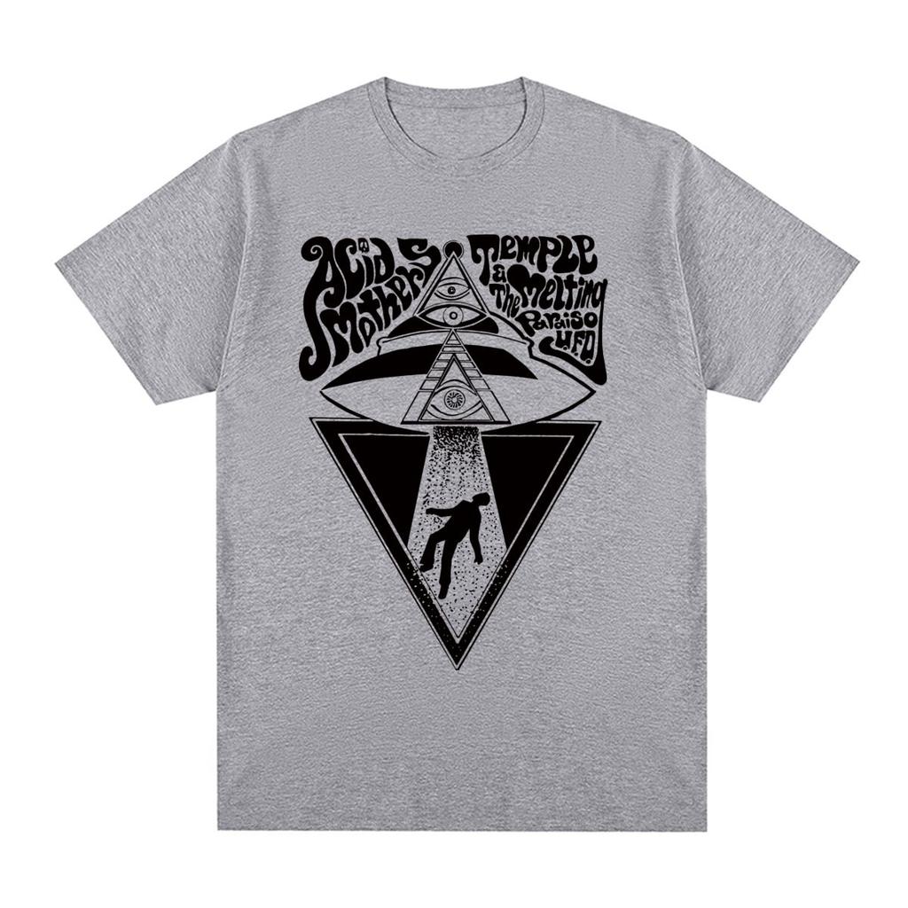 Acid Mothers Temple Vintage T-shirt BOREDOMS Japanoise U.F.O. Bomull Herr T-shirt Ny T-shirt Damtoppar
