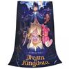 Cookie Run Kingdom Fleece Throw Blanket Action Game Blanket for Sofa Bedroom Soft Bedding Throws