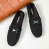 Doudou Shoes Men's Trendy Light Luxury British Style Soft-soled Casual Shoes Lazy People Can Wear Driving Loafers with One Foot
