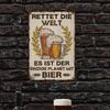Metal Wall Art Decoration Tin Painting 20x30cm