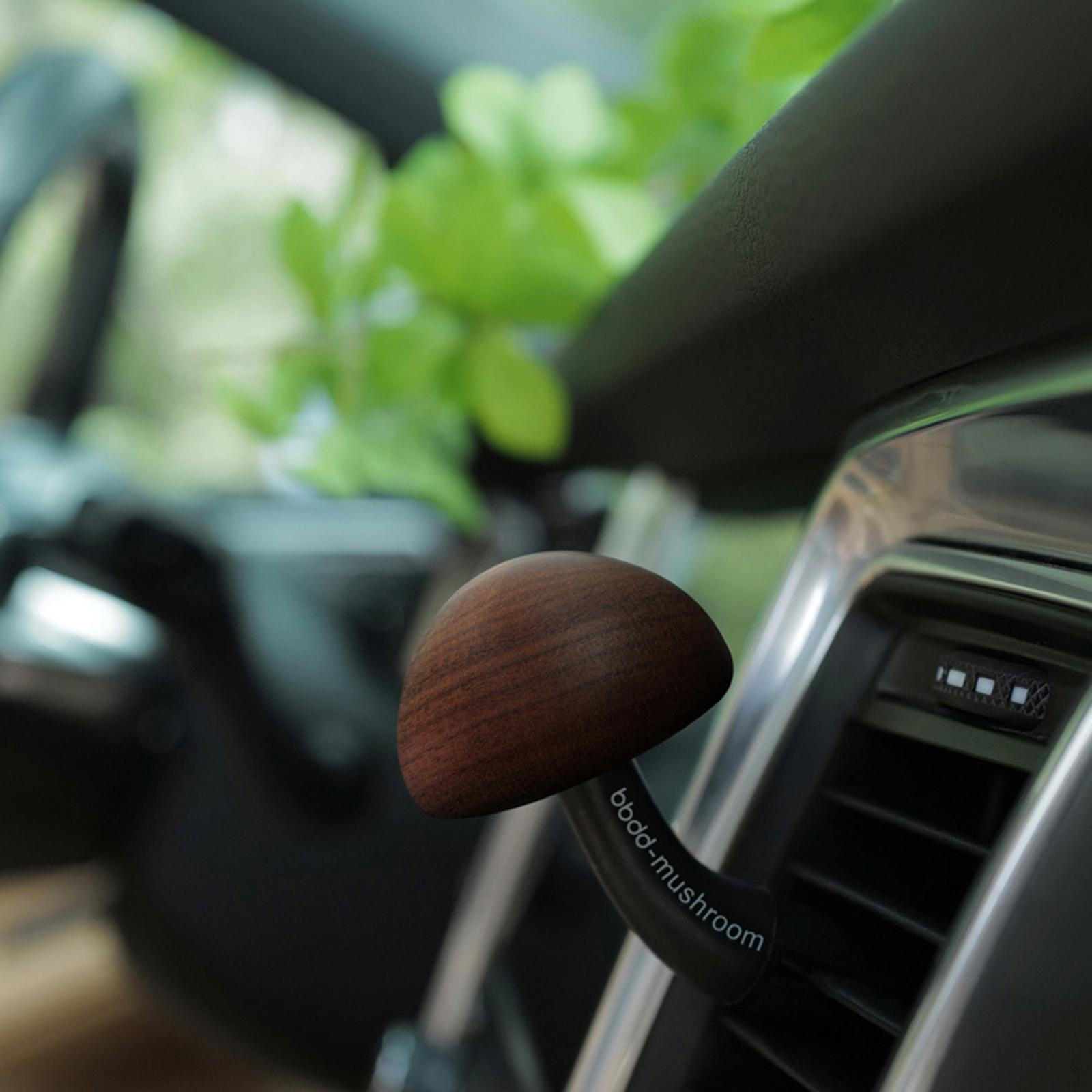 

Автомобильный ароматерапевтический зажим для освежителя воздуха в форме гриба, простая установка, подарочный кондиционер темно-коричневого