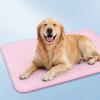 Dog Cooling Mat: 100x70cm Breathable Mesh Summer Cooling Blanket - Wear-Resistant Bite-Resistant Edges for Home Travel Car Use - Pet Cooling Pad