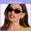 Retro Geometric Feminine Sun Glasses With Lenses Uv400 For Outdoor Sport And Casual Wear