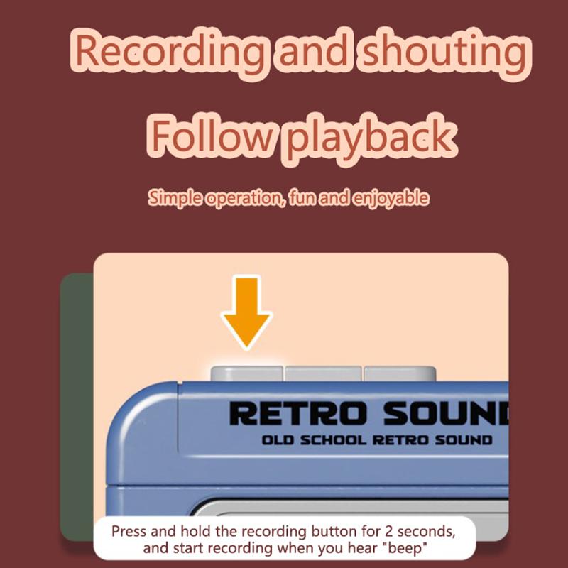 Portable Vintage Cassette Recorder Keychain Can Record And Music Funny Recorder Keyring Bag Pendant Decorations For Couple Gifts