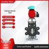 Borey Bray S40 Pneumatic Butterfly Valve with Stainless Steel Disc and Electric Wafer Type, Ductile Iron.