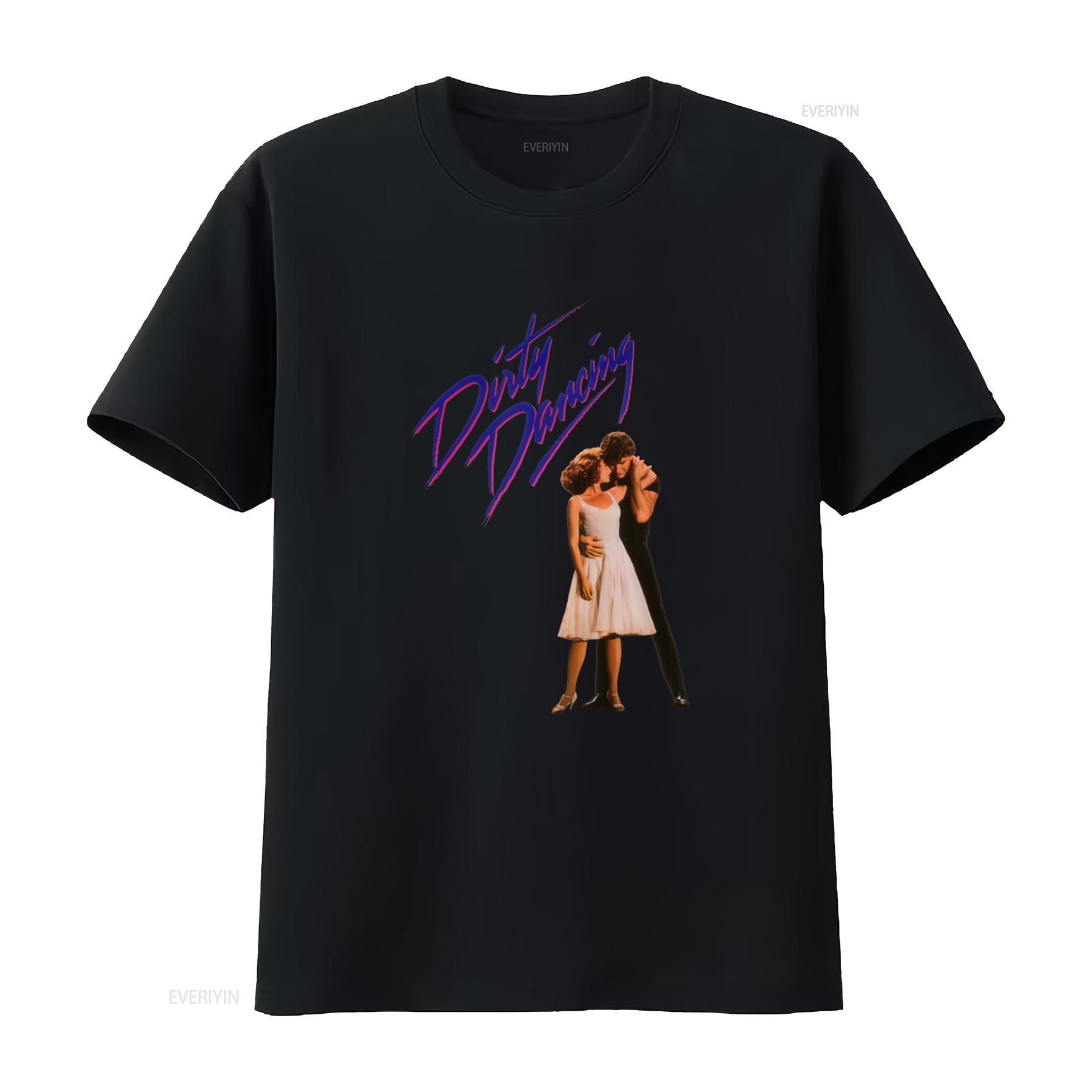 

Dirty Dancing Movie Print T Shirt for Cult Fans Stylish and Comfortable vintage Washed Top For Everyday Wear Versatile Unisex 4XL