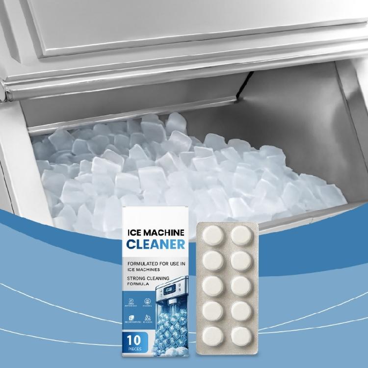 10pcs Ice Machine Descaling Tablets Professional Strength Ice Maker Cleaner For Spotlessly Interior And Clean Ice Making