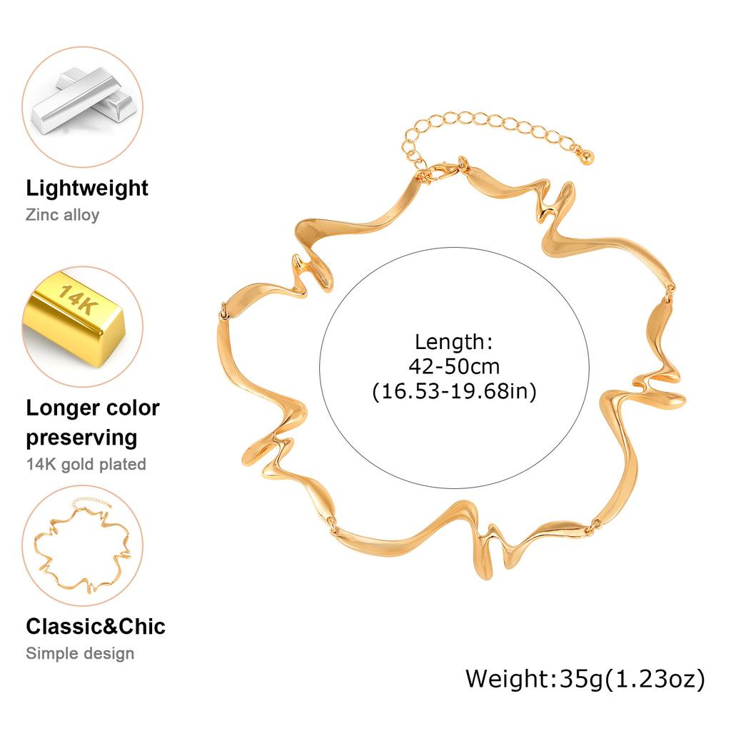 Punk Wave Open Cuff Bangles for Women, Adjustable Irregular Arm Bracelet Jewelry Accessories