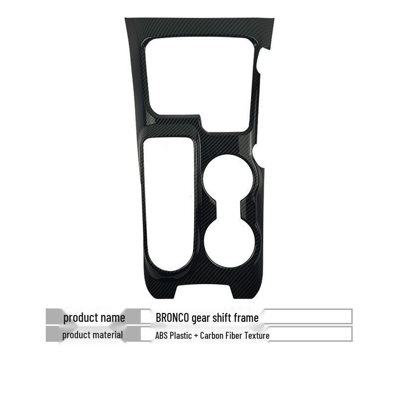 Carbon Fiber Gear Shift Frame for Ford Bronco - Interior Modification Accessory