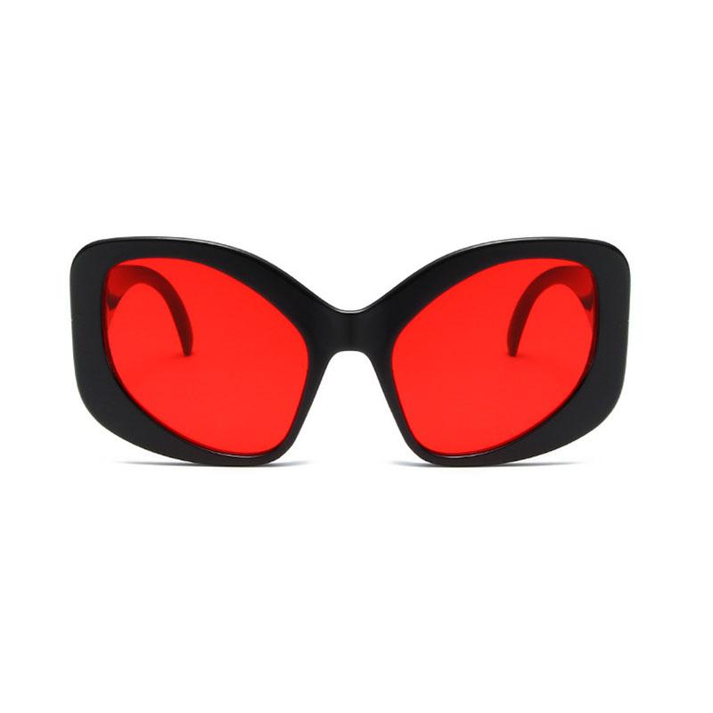 

Big Frame Vintage Oversized Sunglasses Women For Men Luxury Brand Designer Sun Glasses Punk Popular Hip Hop ET Bat Shades