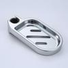 Shower Soap Holder with Lifting Rod and Tray, Plastic Box for Shower Pipe Accessories