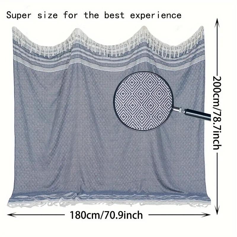 Super large Turkish beach towel fast drying soft and absorbent Bohemian blanket perfect gift men women resort swimming pool yoga