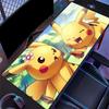 Pikachu Print  Cushion Non-slip Laptop Tablet Big Mousepad XXL Mat Mini PC Playmat With Lock edge