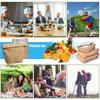 Borsa Pranzo in Tela Cerata ad Alta Capacità Impermeabile Anti-macchia Borsa Pranzo Termica Isolamento Termico Borsa Frigo Riutilizzabile Campeggio