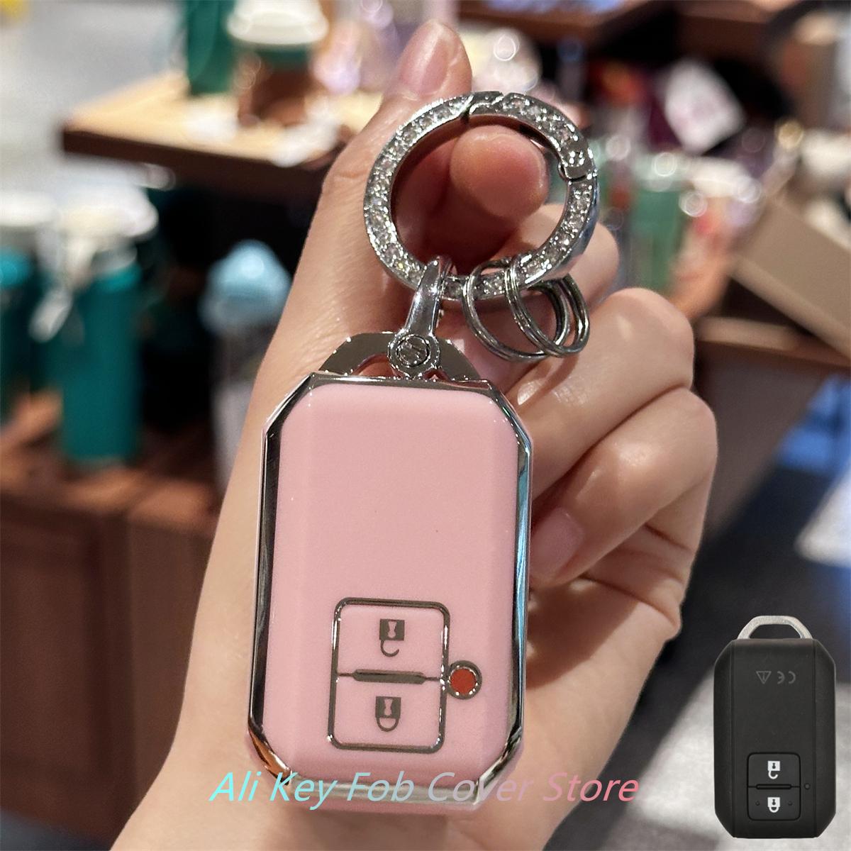 

Key Fob Cover Keyring for Suzuki Car Key Cover for Suzuki Ertiga Swift Wagon R Key Holder Remote Control Case for Keychain