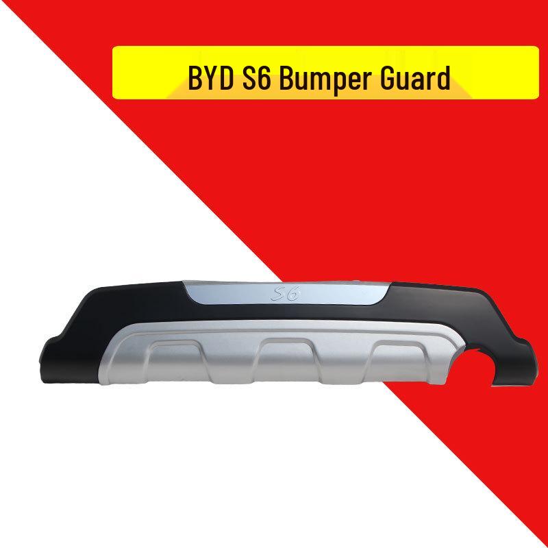 BYD S6 Front & Rear Bumper Guard Kit: Highlight Model Decorative Bars