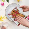 1pc/2pc/4pc/pack Christmas Scrub Sponge Creative Kitchen Dish Cloth Festive Cleaning Decor for Home & Table Kitchen Dish Towel Xmas Cleaning Supplies