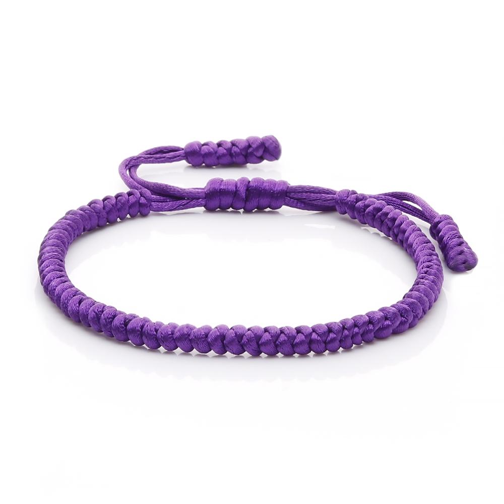 Multicolor Rope Lucky knots Bracelets Women Men Charm Woven Handmade Bangles Braided Adjustable Size Buddhism Jewelry Pulseras