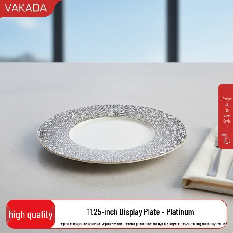 VAKADA Luxury Bone China Dinner Plate