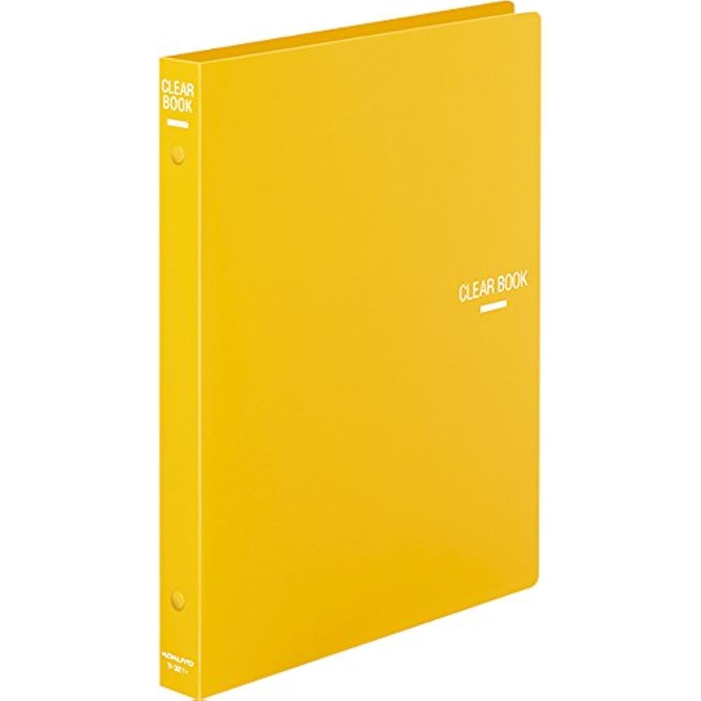 KOKUYO (KOKUYO) Clear File, Refill Type, B5, 26 Holes, 18 Sheets, Yellow, Ra-321Y