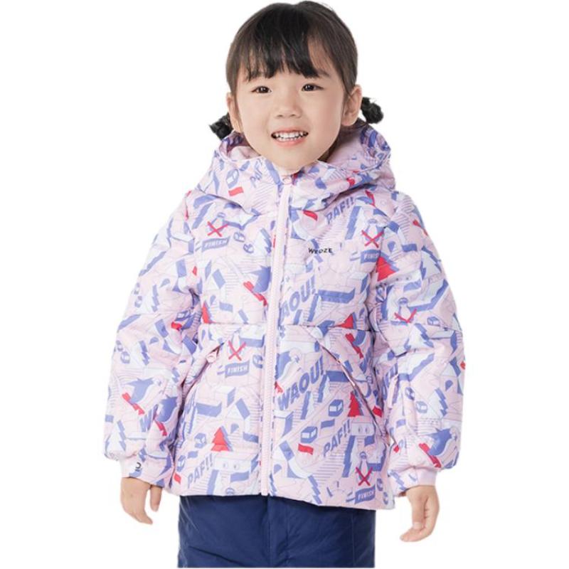 Decathlon Winter SKI-P JKT 180 KID Waterproof Hooded Zipper Long Sleeve Ski Suit Children Aged 3 7 Years Old