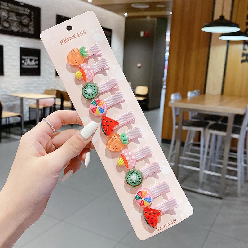 Barrette bec de canard dessin animé pour enfants - Été 2021 Épingle à cheveux en résine plastique pour filles