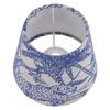 Iron Embroidered Lampshade Fabric Cover Table Home Decor Light Shades Tropical Flowers Lamp Lampshade Accessories