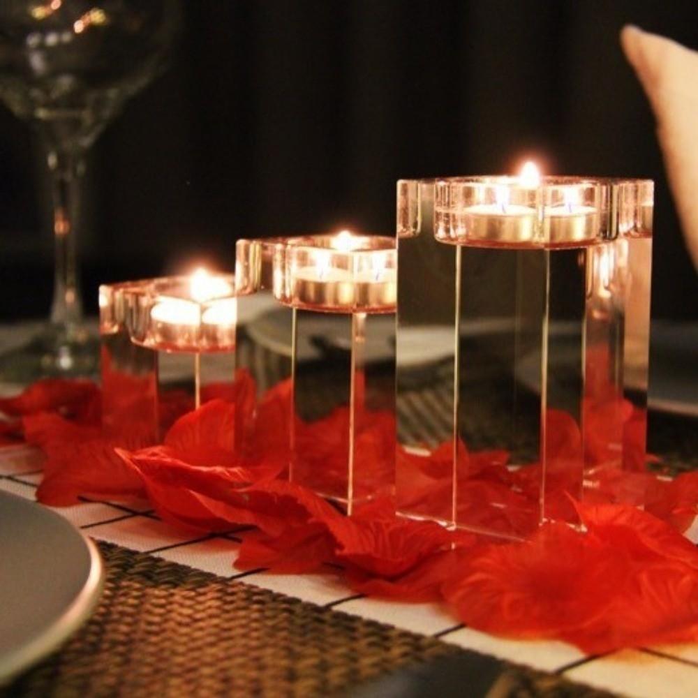 4/6/8/10 CM Candle Holders Romantic Single-Head Candle Stand Desktop Candlestick  Home Party