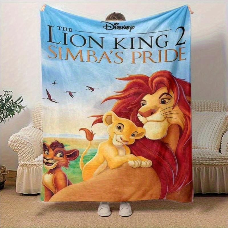 1pc, Simba's Pride Home Decor Gift Lion King 2 Inspired Blanket for Bedroom, Living Room, Travel, Camping, Car