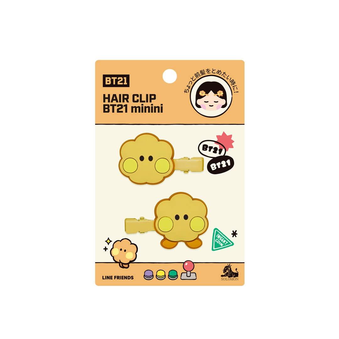 

Solomon Shoji BT21 мини-заколка для челки ЗАЖИМ ДЛЯ ВОЛОС заколка для волос заколка для челки, (SHOOKY)