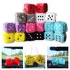 Soft Plush Dice Toy Hanging Decoration For Car Festive Ornament