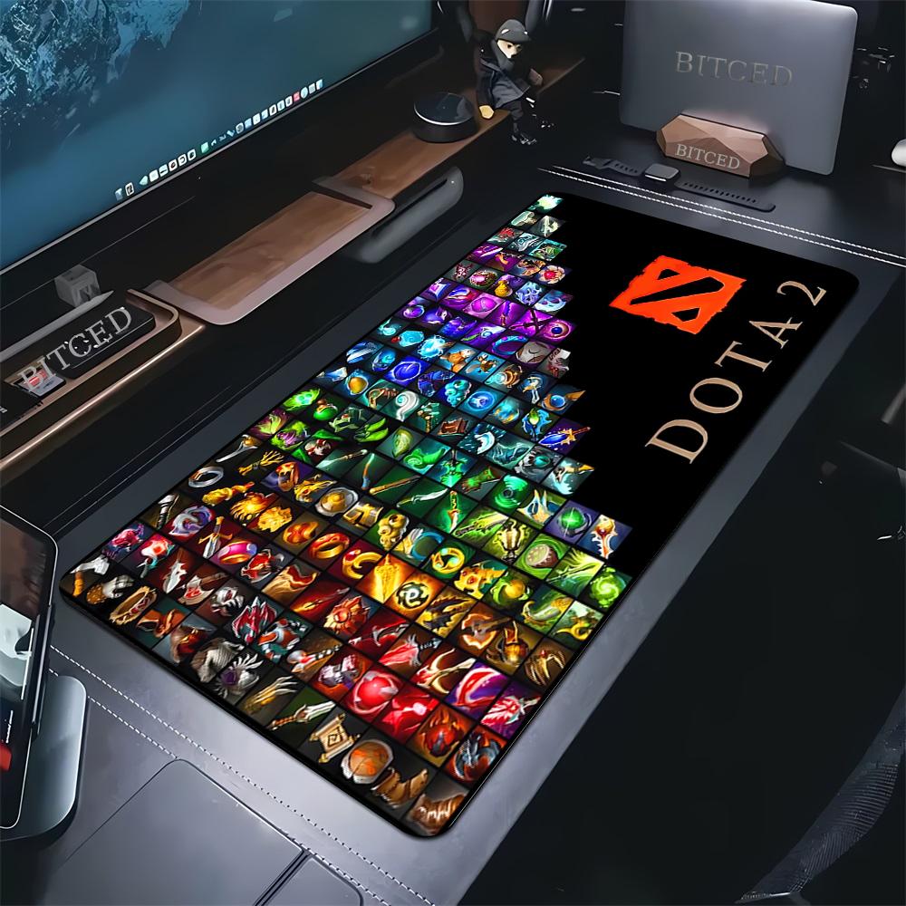 XXL DOTA Game Mauspads Erweitertes Mauspads Büro Computerzubehör Langlebige Schreibtischunterlage Rutschfeste Gummistoff Tastaturpads