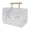 Hamster Carrier Cage Acrylic Bite Proof Portable Small Animal Carry Case for Hamsters Golden Bears