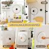ICHIYO Pot Lid Holder, Magnet, White, 5.7" W x 1.7" D x 4.7" H, Stylish Pot Lid Holder for Cutting Boards, Wall-Mounted Rack, Pot Lid Stand, Strong Ma