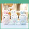Cute Rabbit Design Hello Kitty Kuromi Cinnamoroll My Melody Plush Toy Pendant For Kids And Collectors