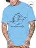 Summer Casual T-Shirt Clothing Soft and Loose Round Neck Top for Unisex Math Physics and Science Male Short Sleeve Tees Tops