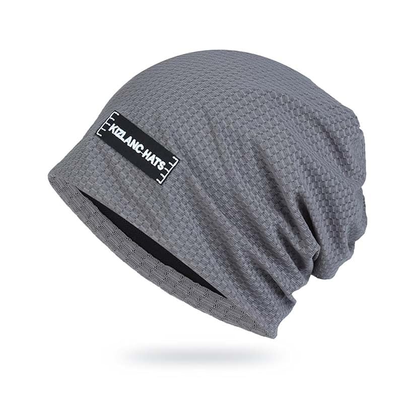

[Odejaa] knit hat Spring/Summer/Autumn 2 layer structure Sweat absorbent and quick drying Thin UV cut summer knit Plain color Antibacterial and
