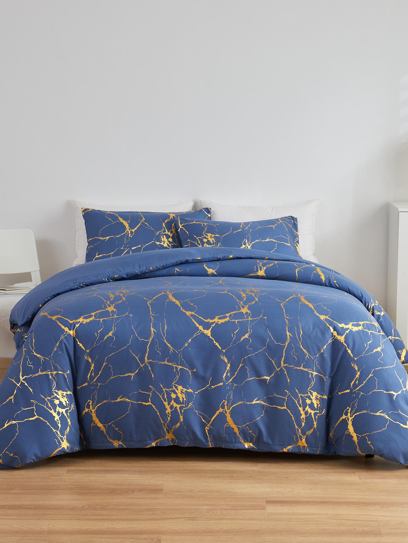 

Мягкий и удобный комплект постельного белья цвета бронзы для спальни и гостевой комнаты - включает 1 пододеяльник и 2 наволочки 200X230cm