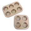 4/6/12 Cups Cupcake Pan Muffin Tray Cupcake Mold Muffin Pan Carbon Steel Baking Pan Non Stick Bakeware Microwave Cake Mould