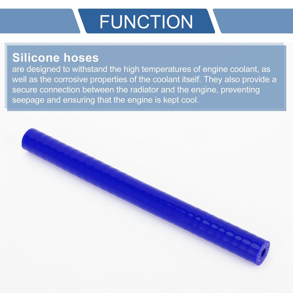 X AUTOHAUX Silicone Hose, 4 Layer Reinforced Intercooler, Turbo, Intake Pipe, Ragator Hose, Cooling,