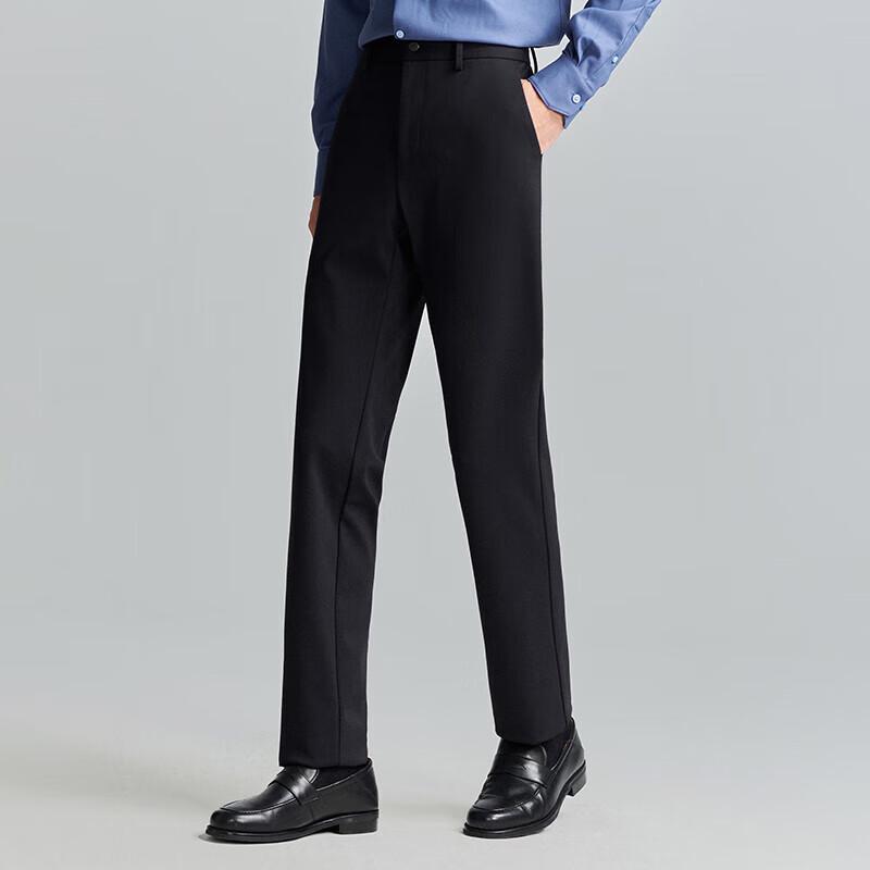 Baoxiniao Men's Elastic Business Casual Warm Trousers