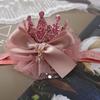 Korean Style 3D Crown Hair Accessories for Girls – Princess Side Clip and Baby Headband.