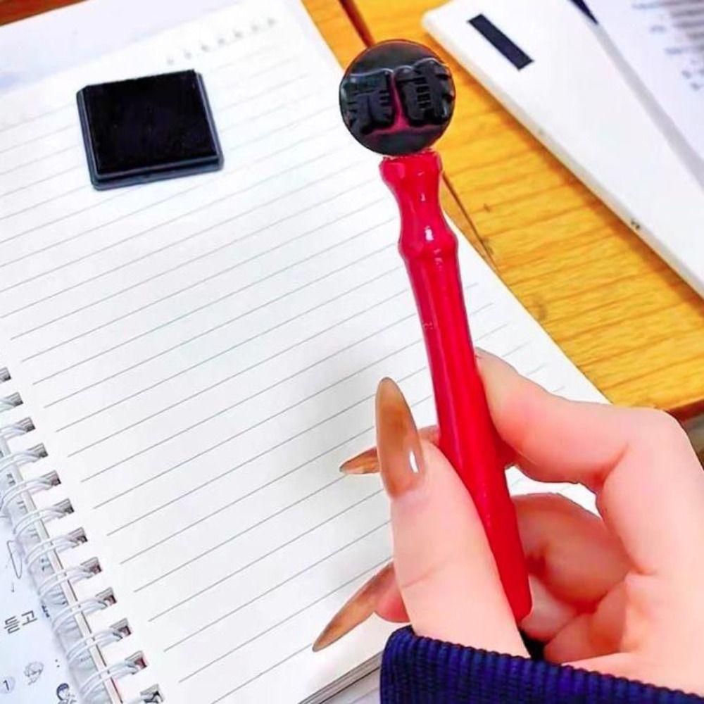 Inkpad Toy Wooden Hammer Tool Mini Judge Gavel Judge Stamp Hammer Notebook Decoration