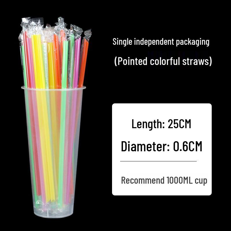 

Disposable Thin Plastic Straws