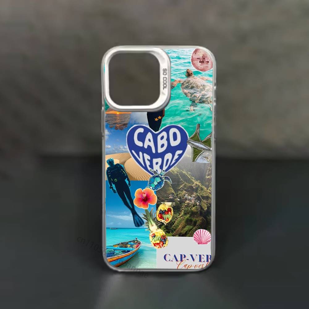 Cape Verde Phone Case for iPhone 15 16 Pro Max Air SE 11 13 Pro 14 Plus 12 11Pro 15Pro Max 16e Cover